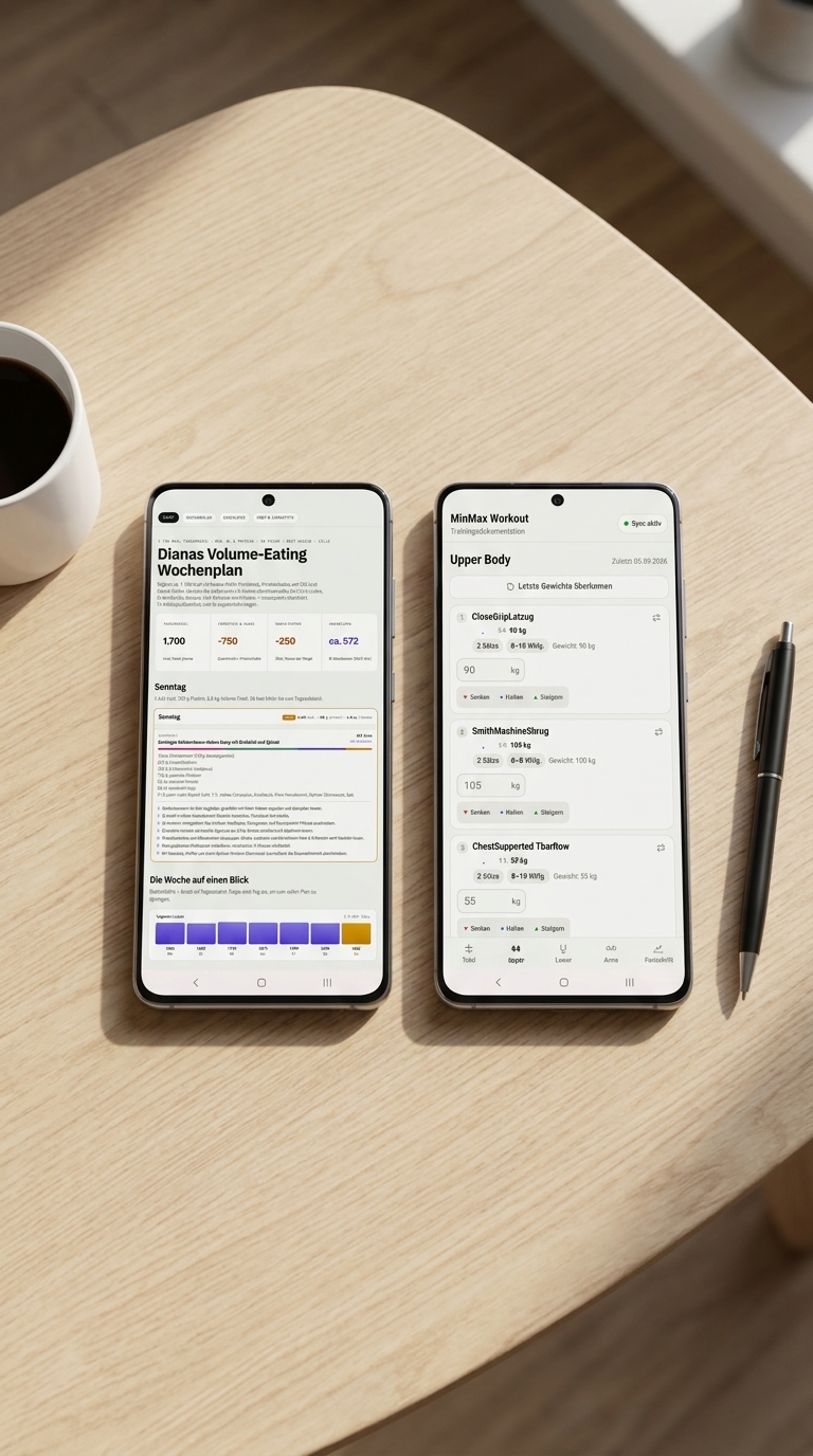 Handy-Tracking & Trainingspläne